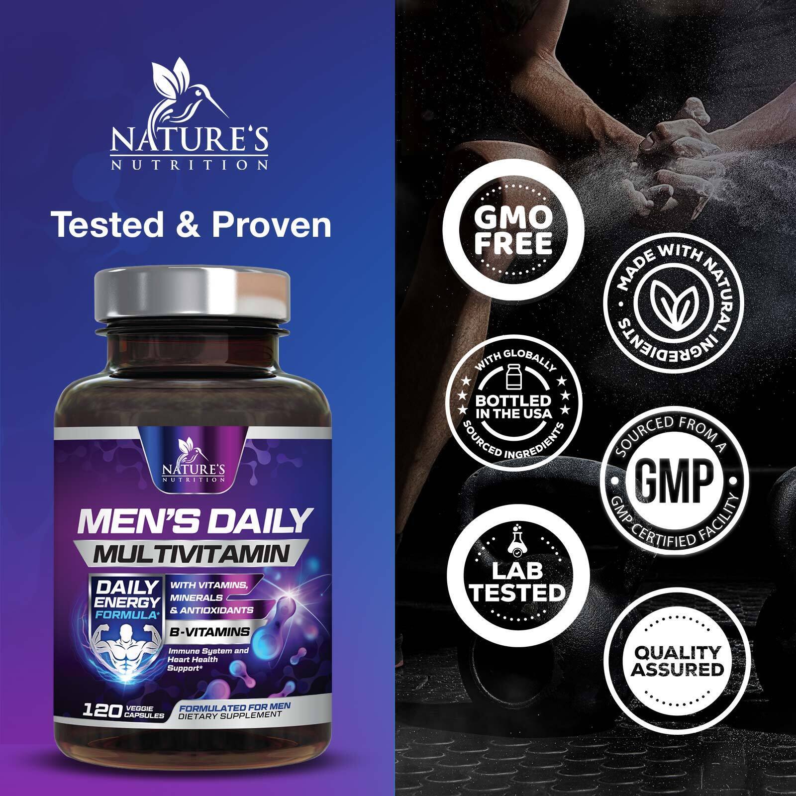 Potent Daily Multivitamin for Men’s Health