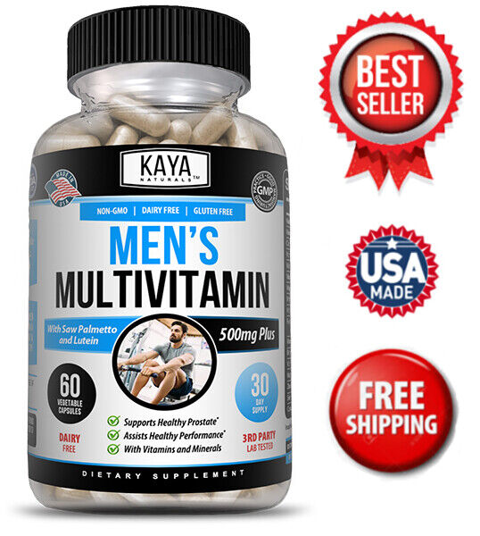 Men's Daily Multivitamin with Prostate Support - 60 Capsules