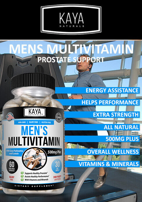 Men's Daily Multivitamin with Prostate Support - 60 Capsules