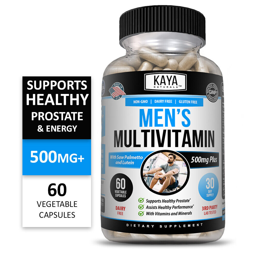 Men's Daily Multivitamin with Prostate Support - 60 Capsules