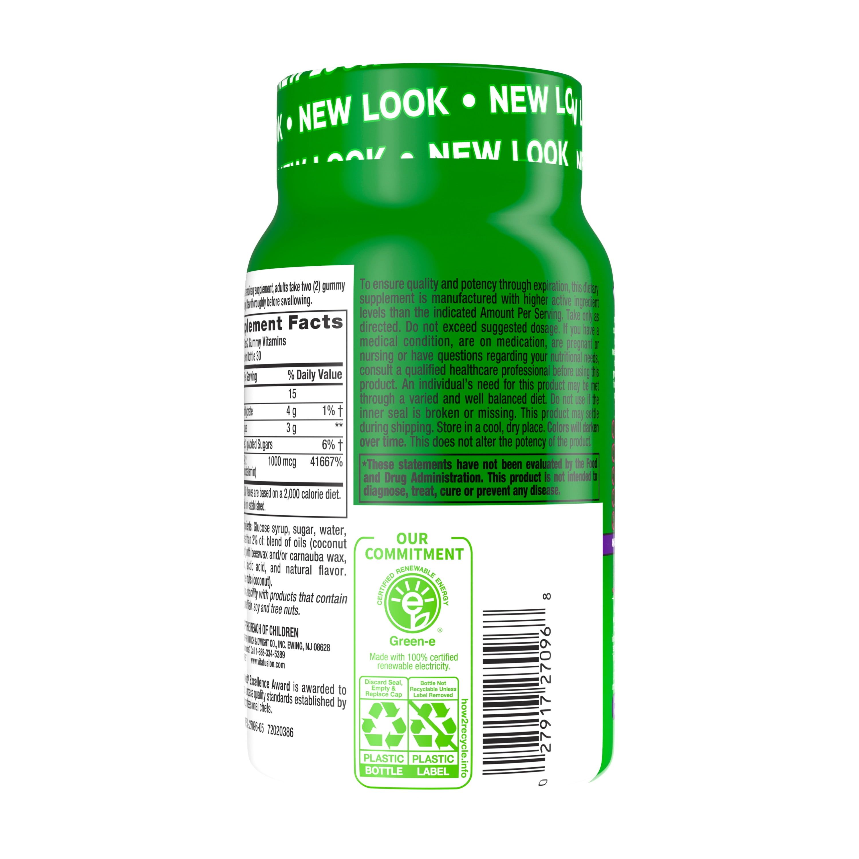 Vitamin B-12 1000 mcg Gummy Energy 60 Count