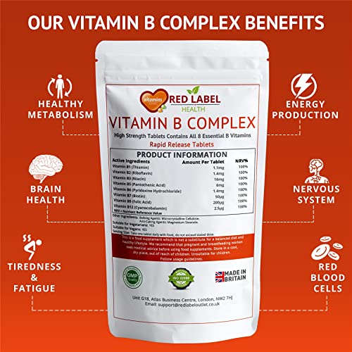 High Strength Vitamin B Complex 360 Tablets