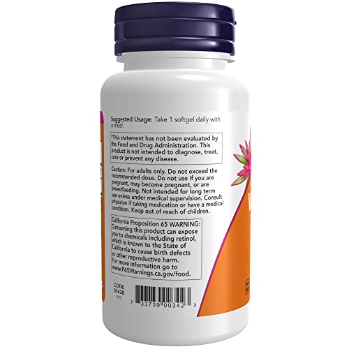 Now Foods 25,000 IU Vitamin D Softgels 250 Count