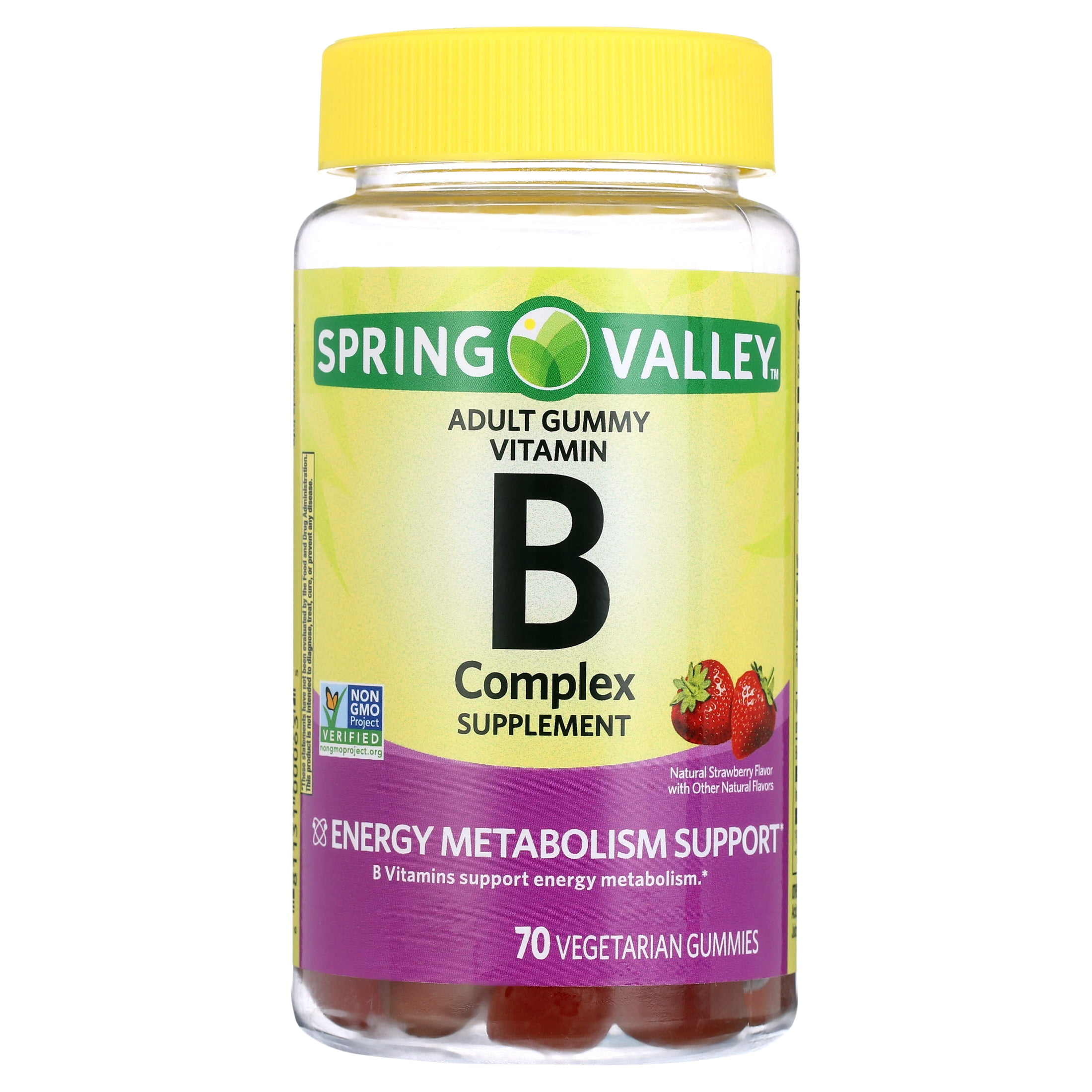 Spring Valley Non-GMO Strawberry Vitamin B Gummies
