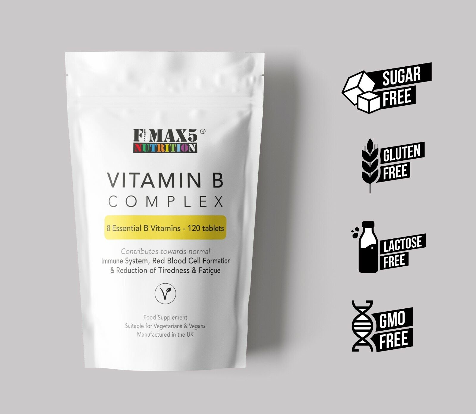 120 B Complex Tablets with Biotin and B12