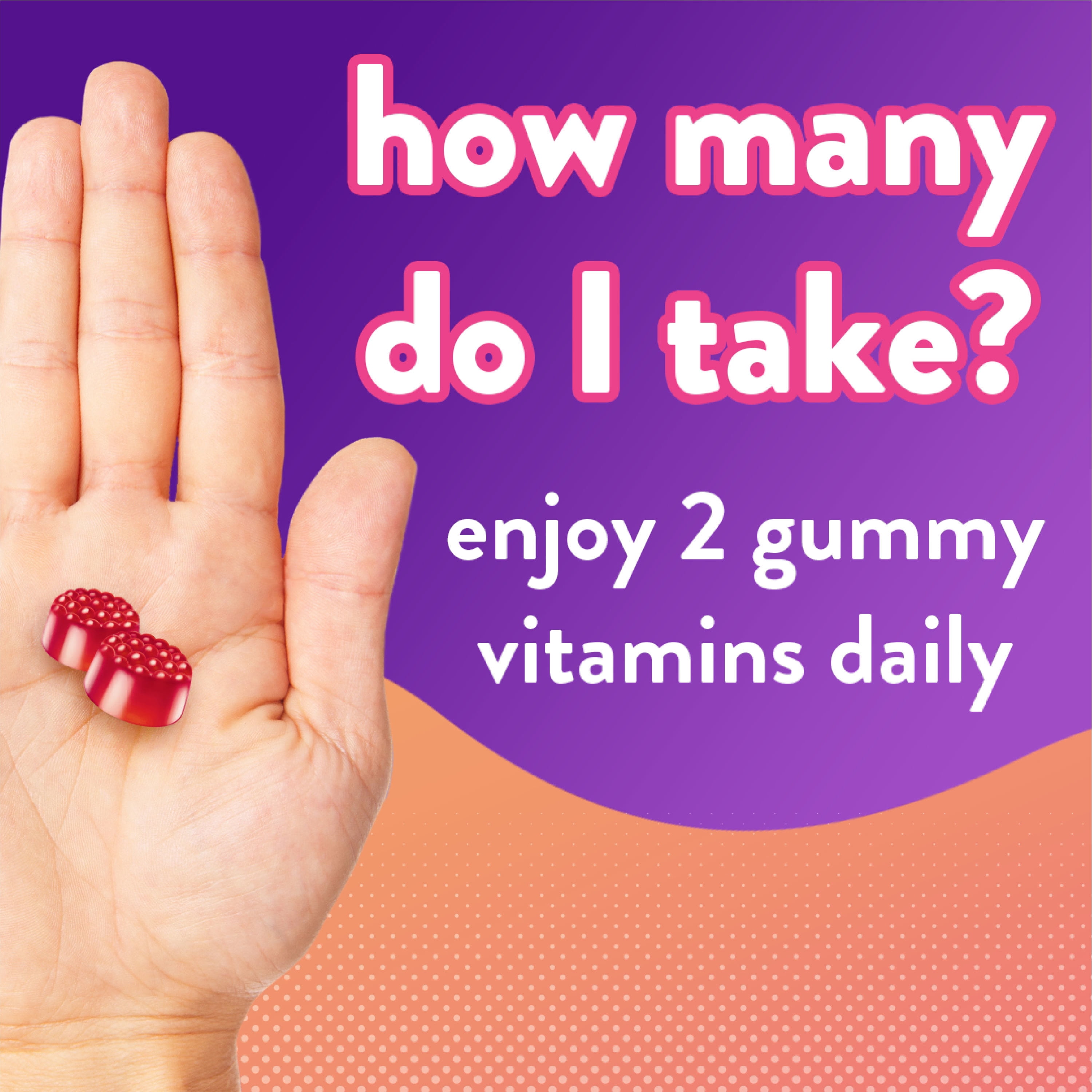 Vitafusion Raspberry Flavor Vitamin B12 Gummies, 140 Count