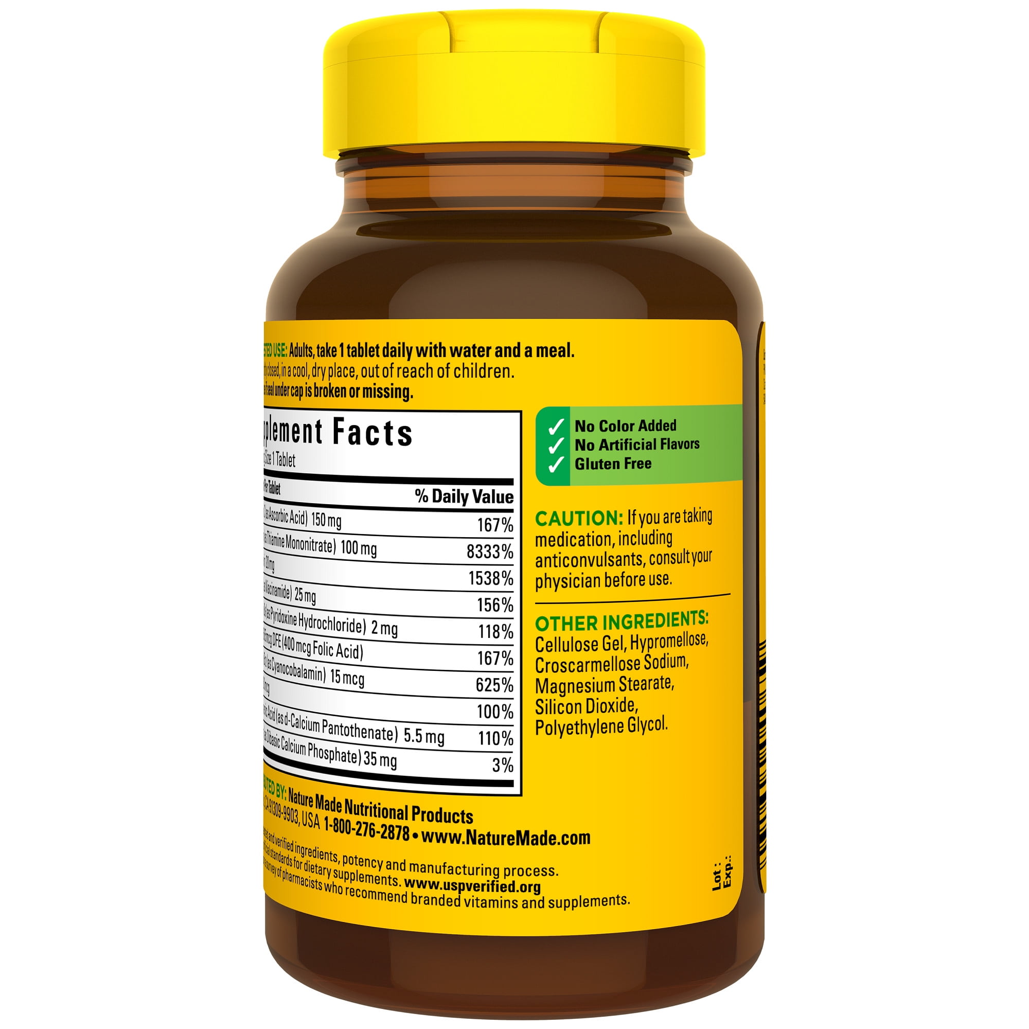 Nature Made Super B Complex with Vitamin C, 160 Count