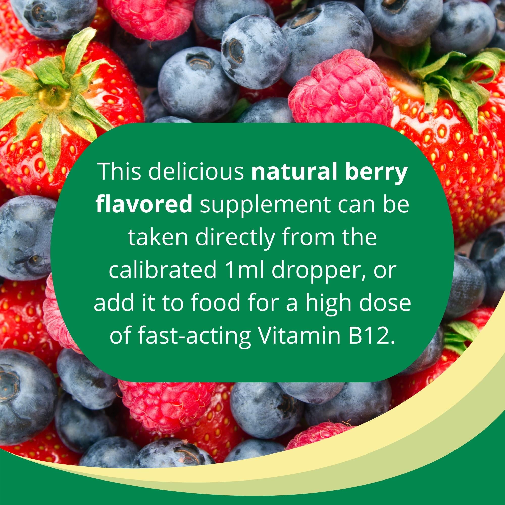 Spring Valley Liquid Vitamin B12 5000mcg Berry