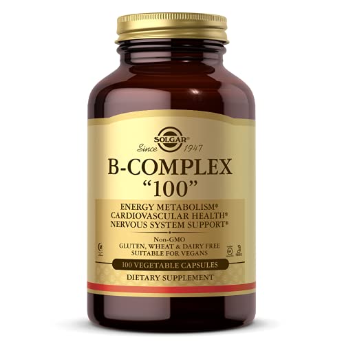 Solgar B-Complex 100 Veggie Capsules for Energy