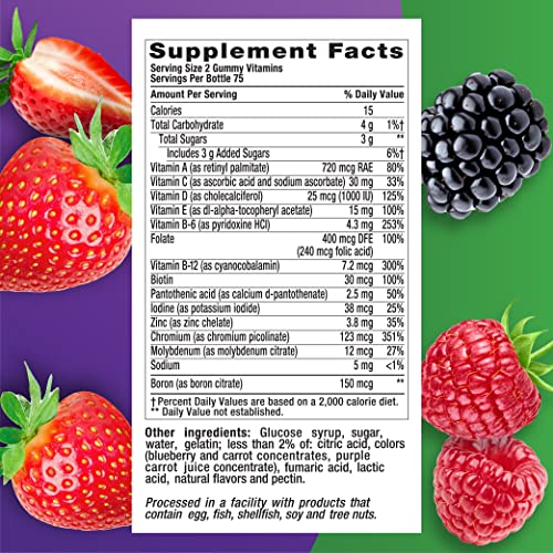 Vitafusion Men's Berry Gummy Multivitamins