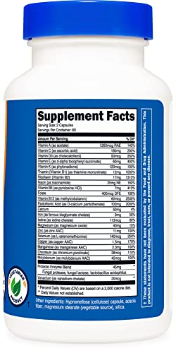 Nutricost Multivitamin with Probiotics – 120 Veggie Caps