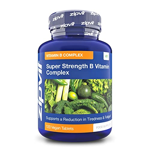 Super Strength B Vitamin Complex - 120 Vegan Tablets