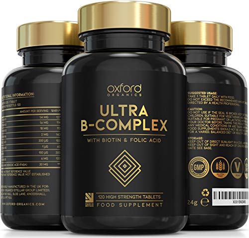 High Strength Ultra Vitamin B Complex - 120 Vegan Tablets