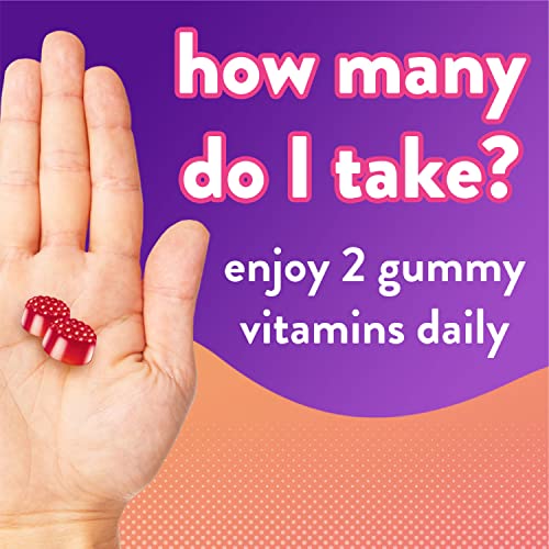 Vitafusion B12 Gummies for Energy Support, Raspberry