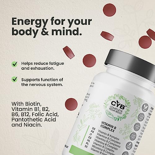 CYB Vitamin B Complex with Folic Acid & Biotin