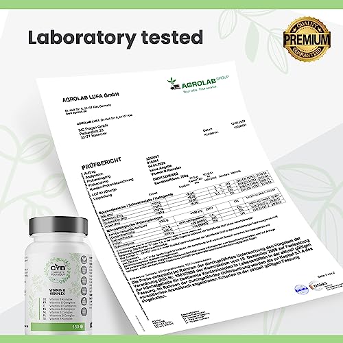 CYB Vitamin B Complex with Folic Acid & Biotin