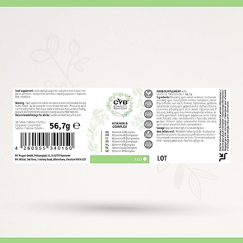 CYB Vitamin B Complex with Folic Acid & Biotin
