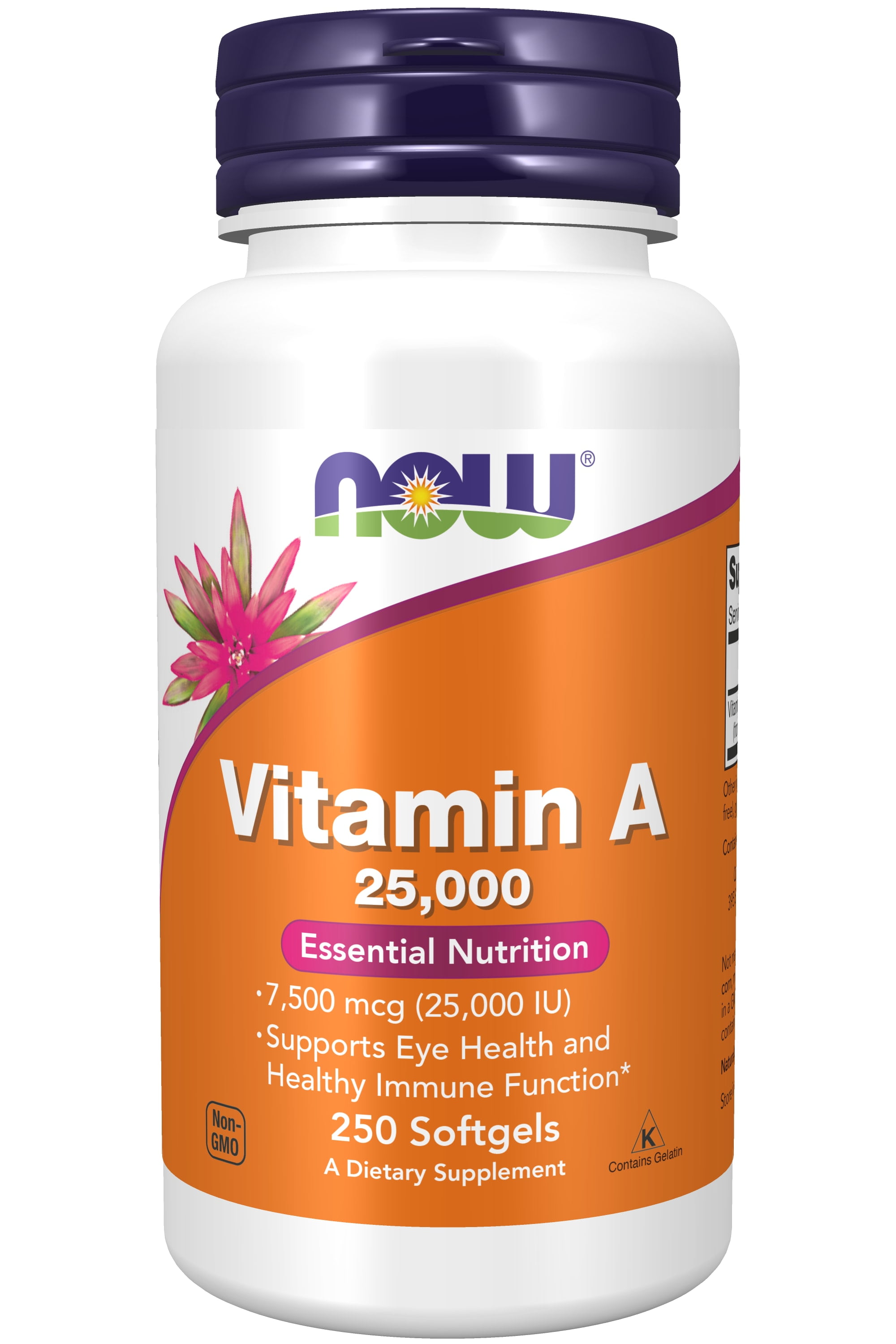 25,000 IU Vitamin D Softgels by Now Foods