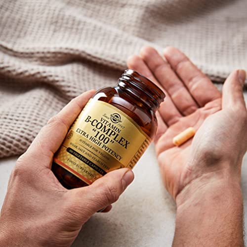 Solgar B-Complex 100 Veggie Capsules for Energy