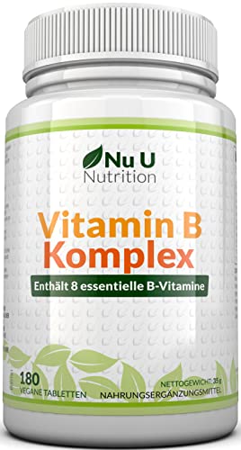 High Strength Vitamin B Complex - 180 Tablets