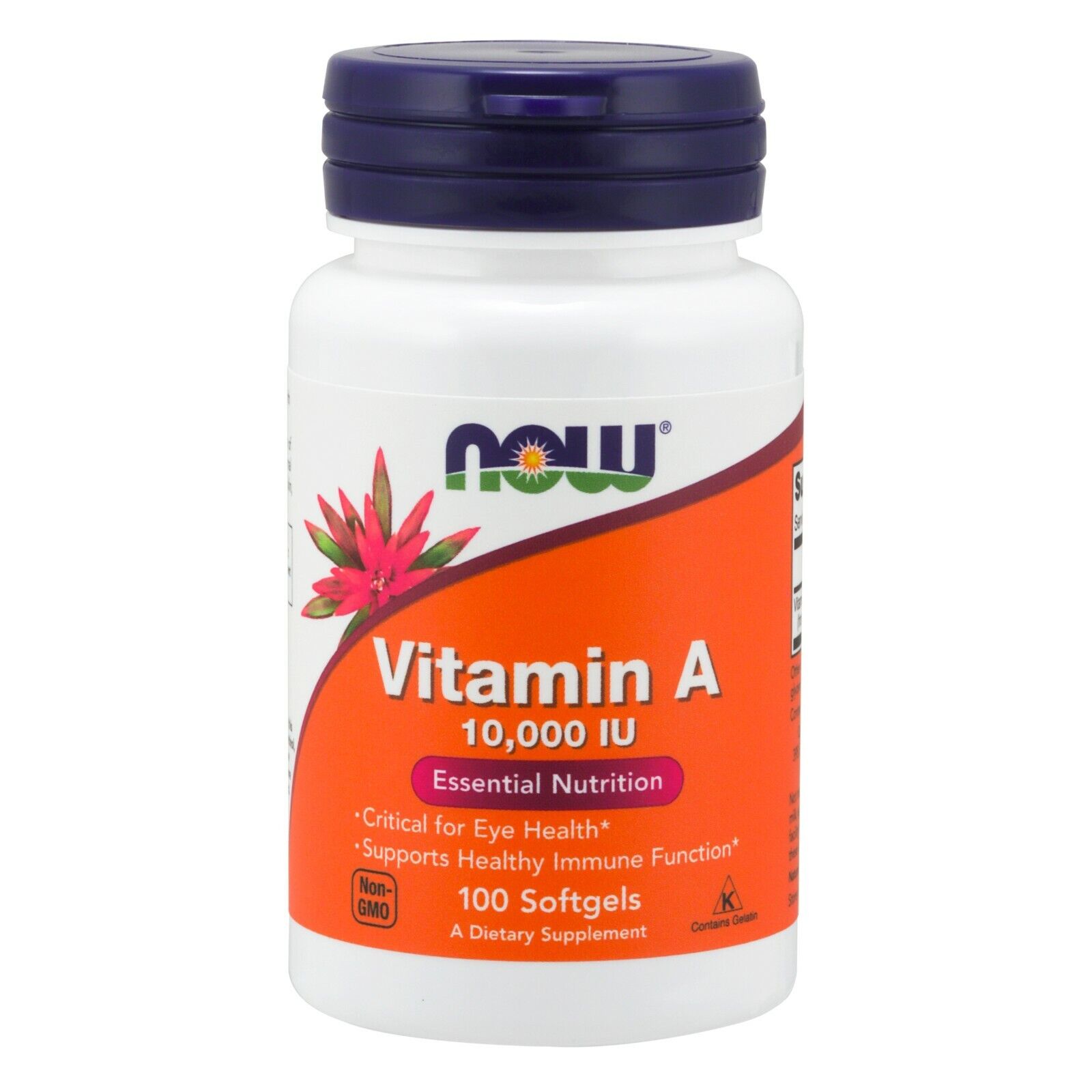 Now Foods Vitamin A 10000 IU, 100 Softgels
