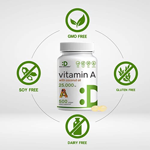 High Potency Vitamin A with Coconut Oil Softgels