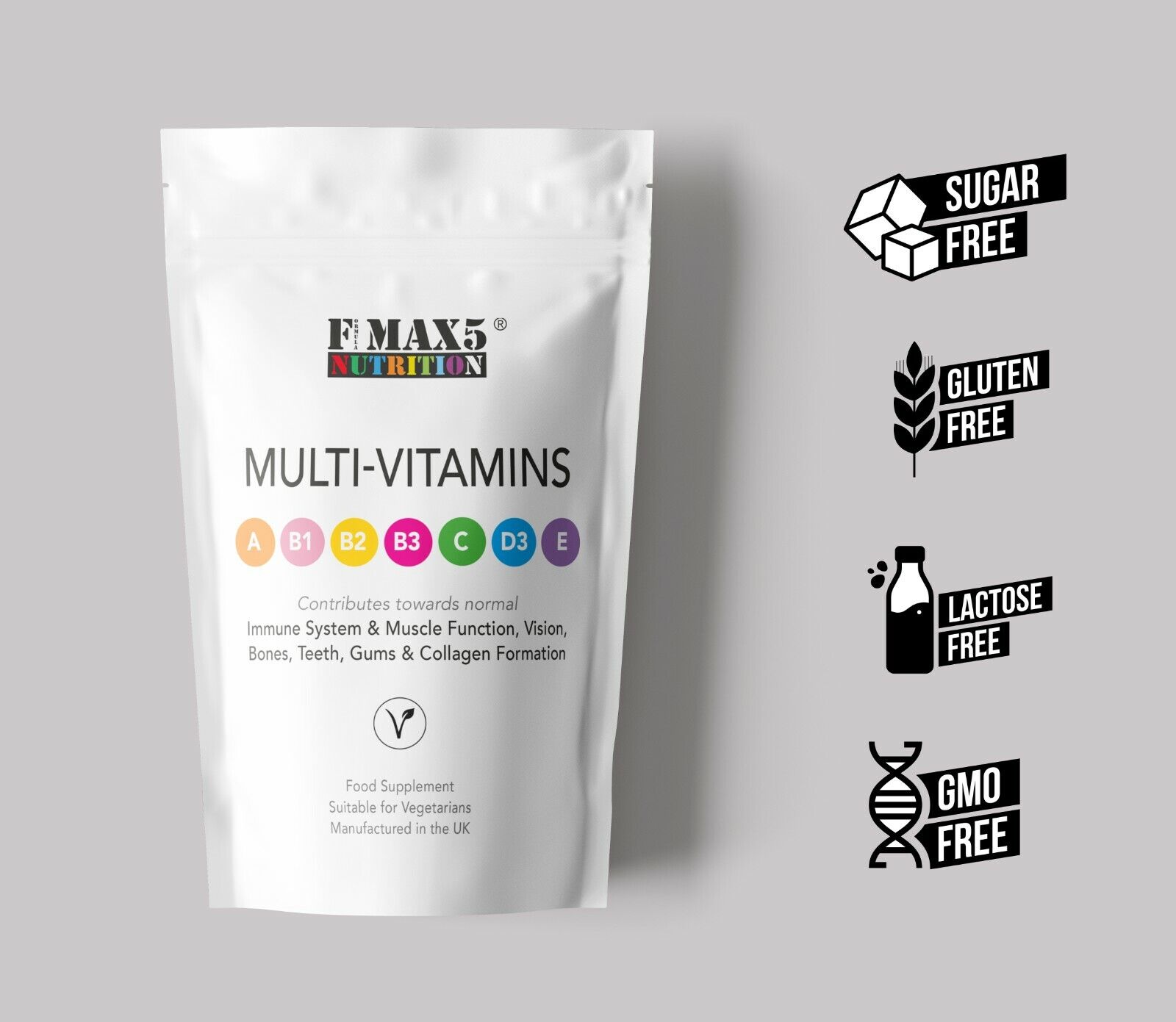 120 Multivitamin Tablets with Essential Vitamins A-E