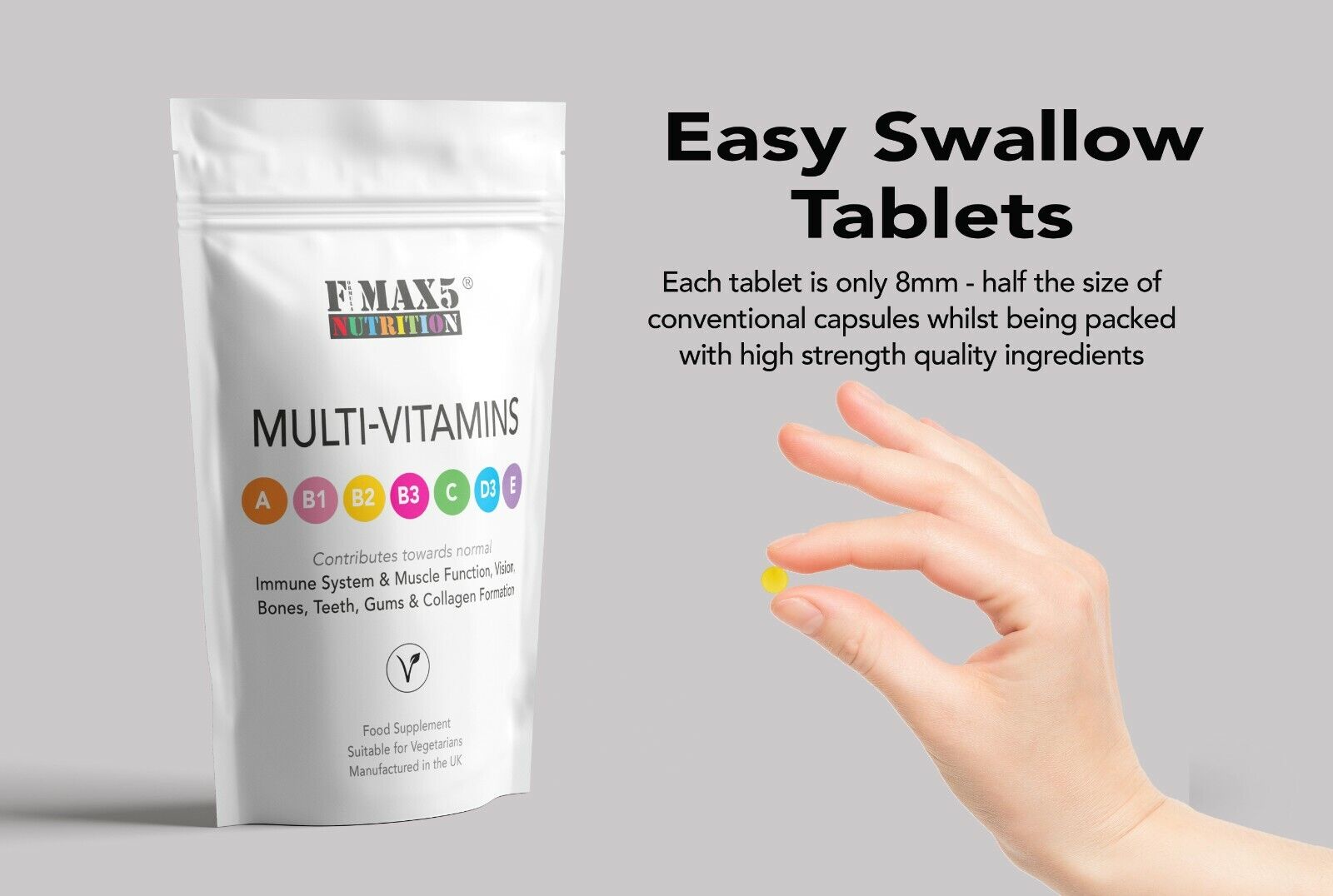 120 Multivitamin Tablets with Essential Vitamins A-E
