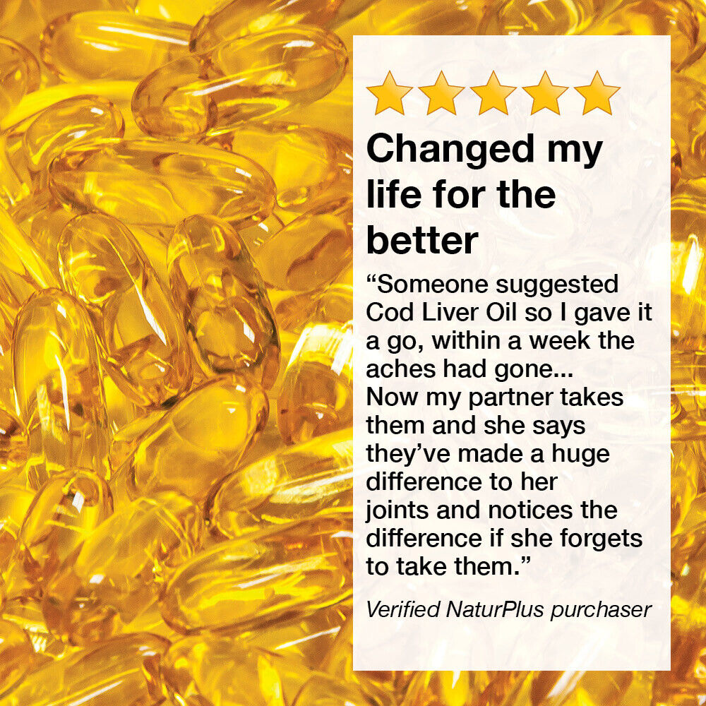 High Strength Omega 3 Cod Liver Oil Capsules