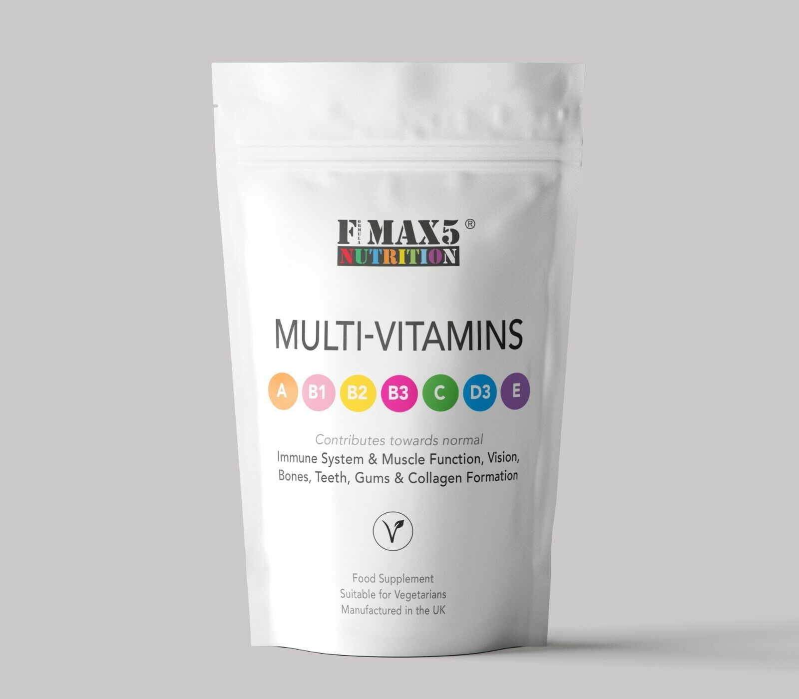 120 Multivitamin Tablets with Essential Vitamins A-E