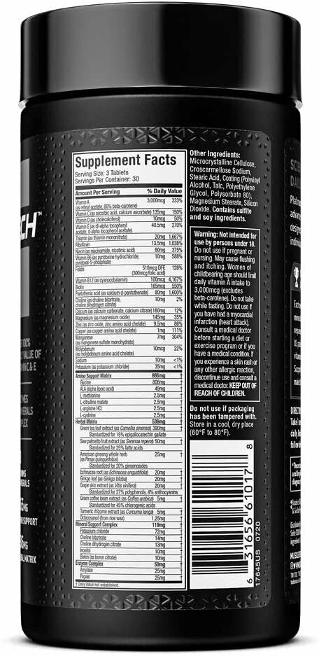Men's Multivitamin by MuscleTech Platinum