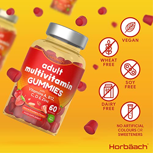 Adult Multivitamin Gummies with 14 Nutrients - 60 Count