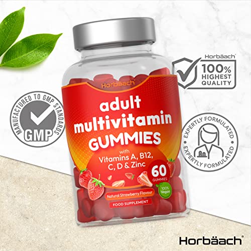 Adult Multivitamin Gummies with 14 Nutrients - 60 Count