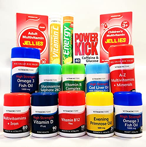 Multivitamins & Minerals Supplement – 300 Tablets Total