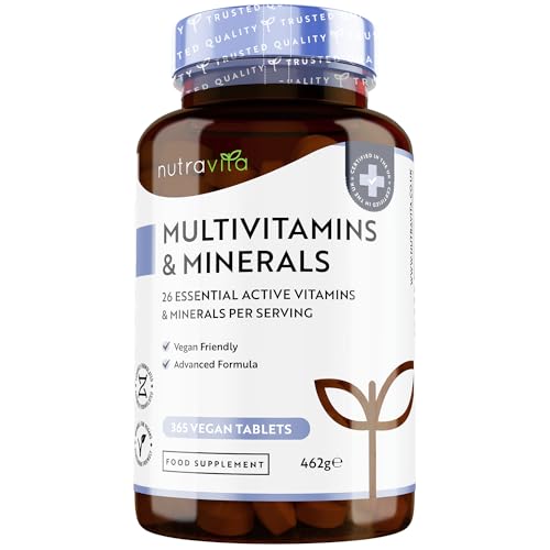 Vegan Multivitamins & Minerals - 365 Tablets