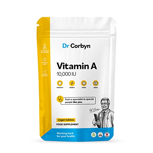 Dr Corbyn Super Strength Vitamin A 10,000 IU 180 Tablets