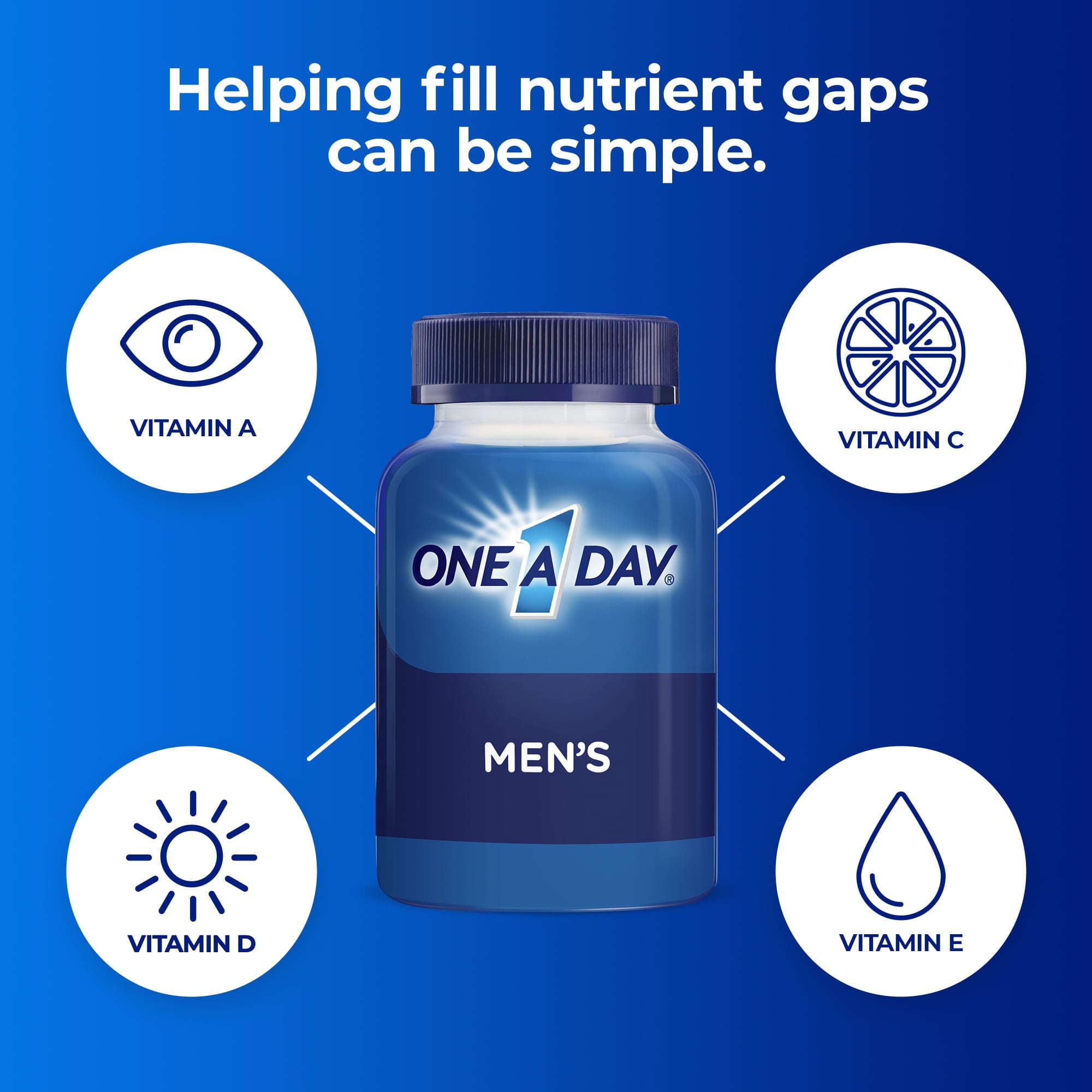 One A Day Men’s Multivitamin Gummies, 170 Count
