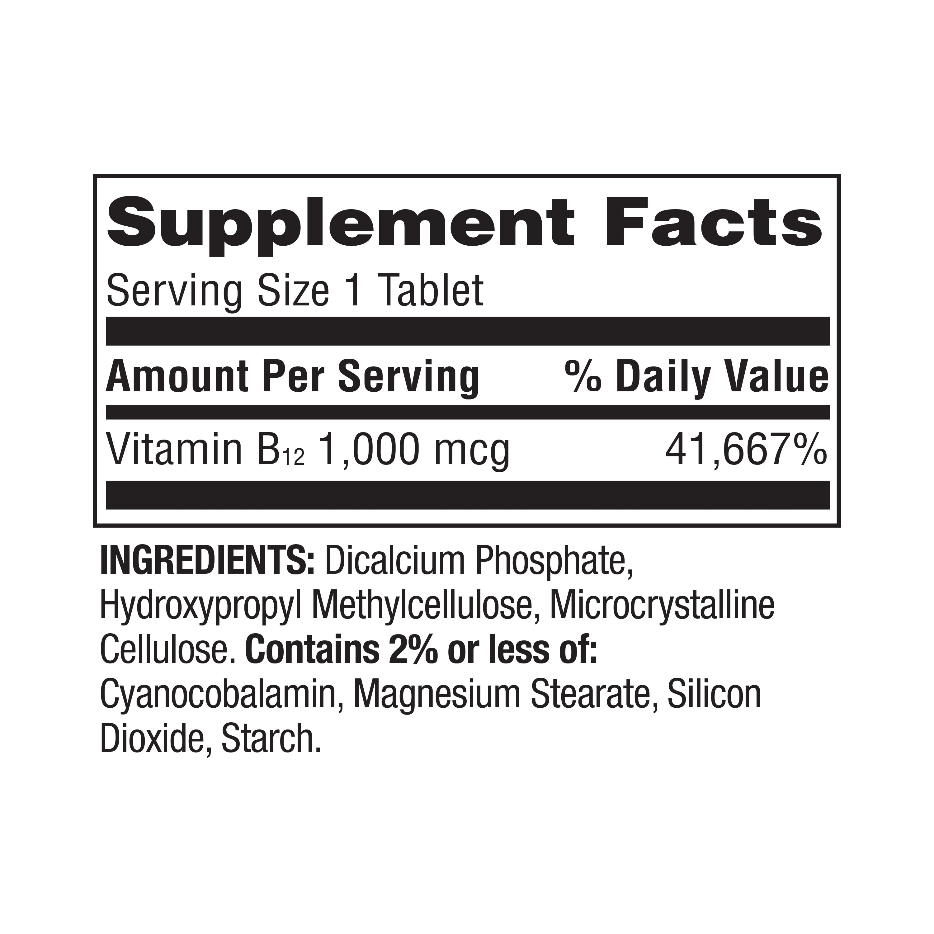 Spring Valley B12 1000mcg Energy Boost + Organizer