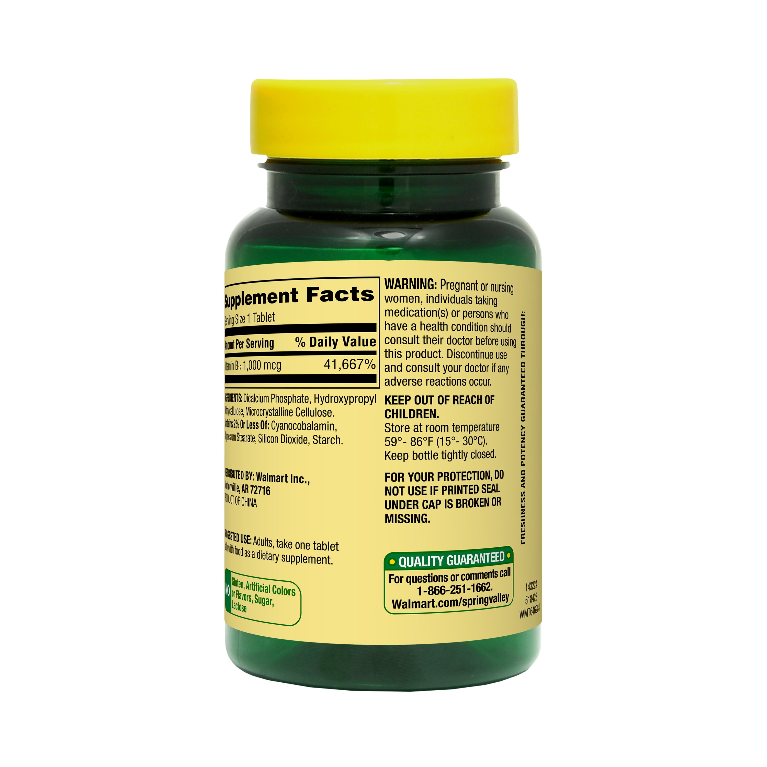 Spring Valley B12 1000mcg Energy Boost + Organizer