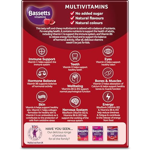 Bassetts Adults Multivitamins, 60 Chewable Pastilles