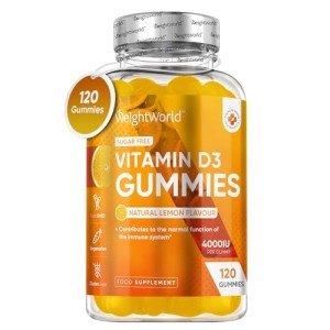 Vitamin D3 4000 IU Sugar-Free Lemon Gummies