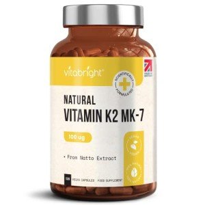 VitaBright Vegan Vitamin K2 MK7 Capsules 100mcg
