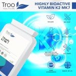 Troo Vitamin K2 MK-7 100mcg Capsules for Bone Health