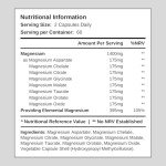 8-in-1 Magnesium Complex with 395mg Elemental Magnesium