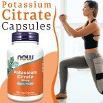 Now Foods Vegan Potassium Citrate 99 mg, 180 Capsules