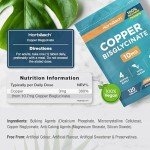 High Strength Copper Bisglycinate 10mg, 120 Tablets