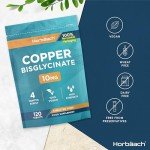 High Strength Copper Bisglycinate 10mg, 120 Tablets