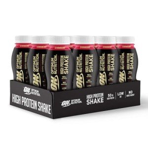 Optimum Nutrition Strawberry High Protein Shake 10 Pack