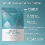 Organic Pure Unflavoured Whey Protein Powder 1.2kg