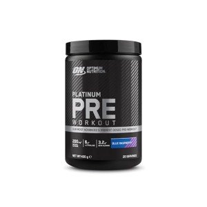 ON Platinum Pre-Workout Powder, Blue Raspberry Flavor